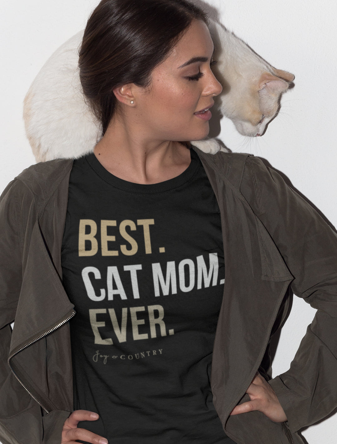 Best Cat Mom Ever - Unisex Crew-Neck Tee