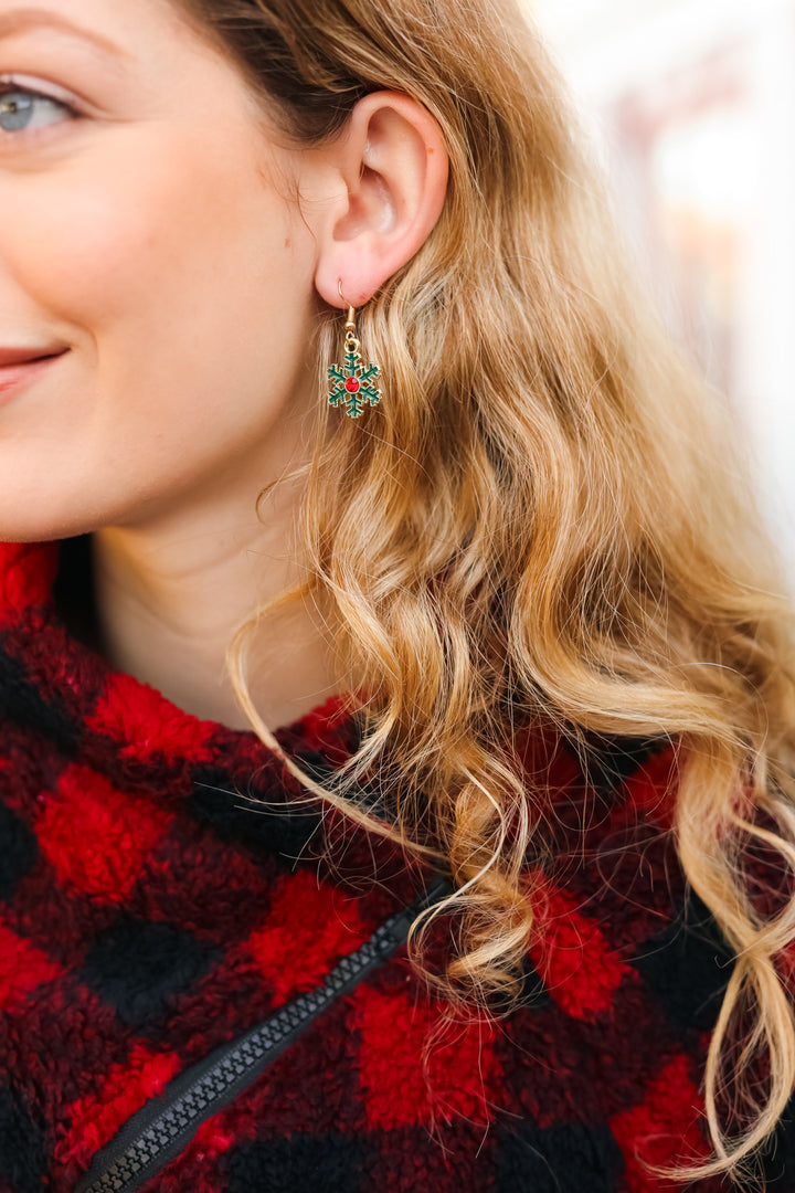 Holiday Snowflake Earrings