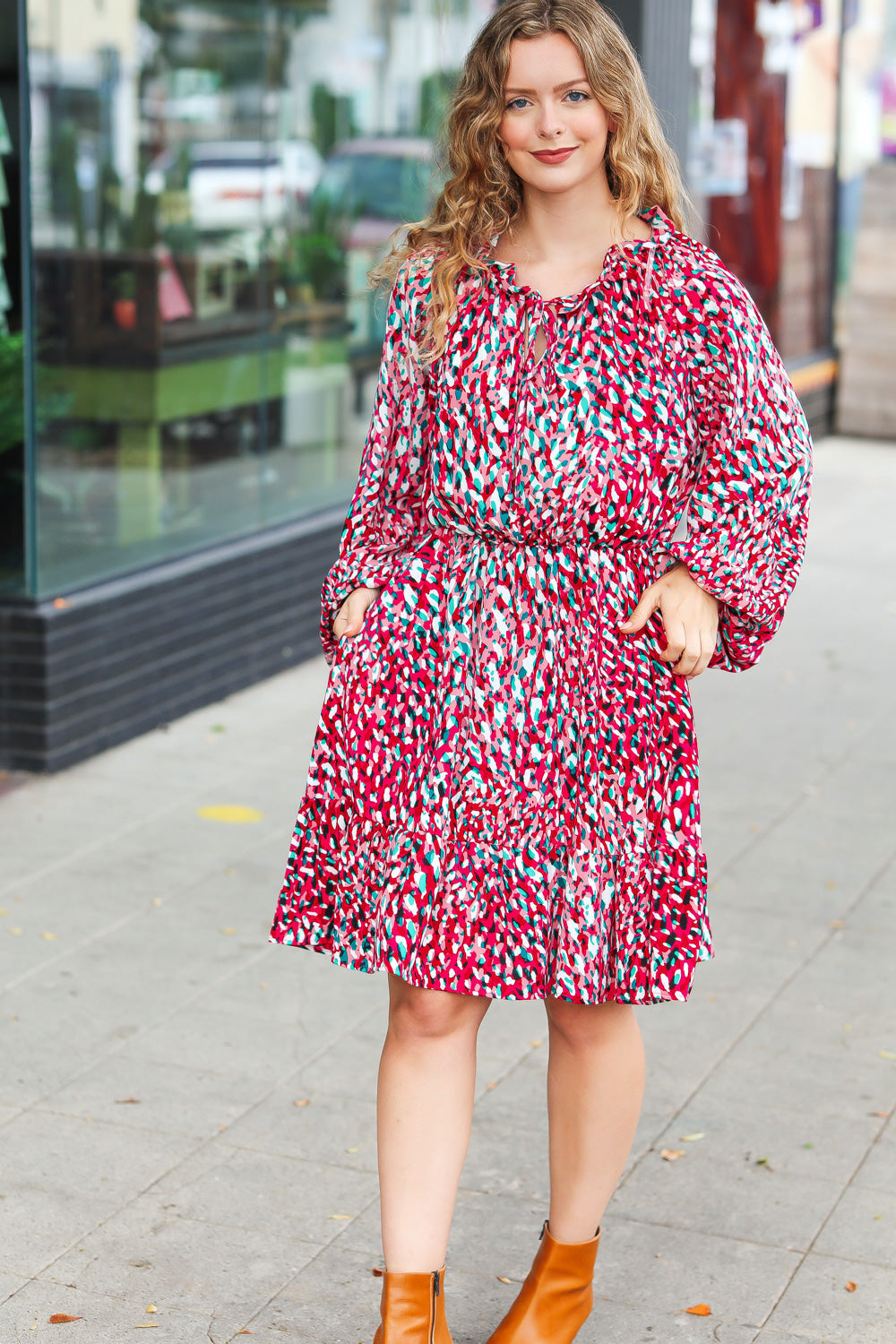 All The Stops - Ruffle Dress