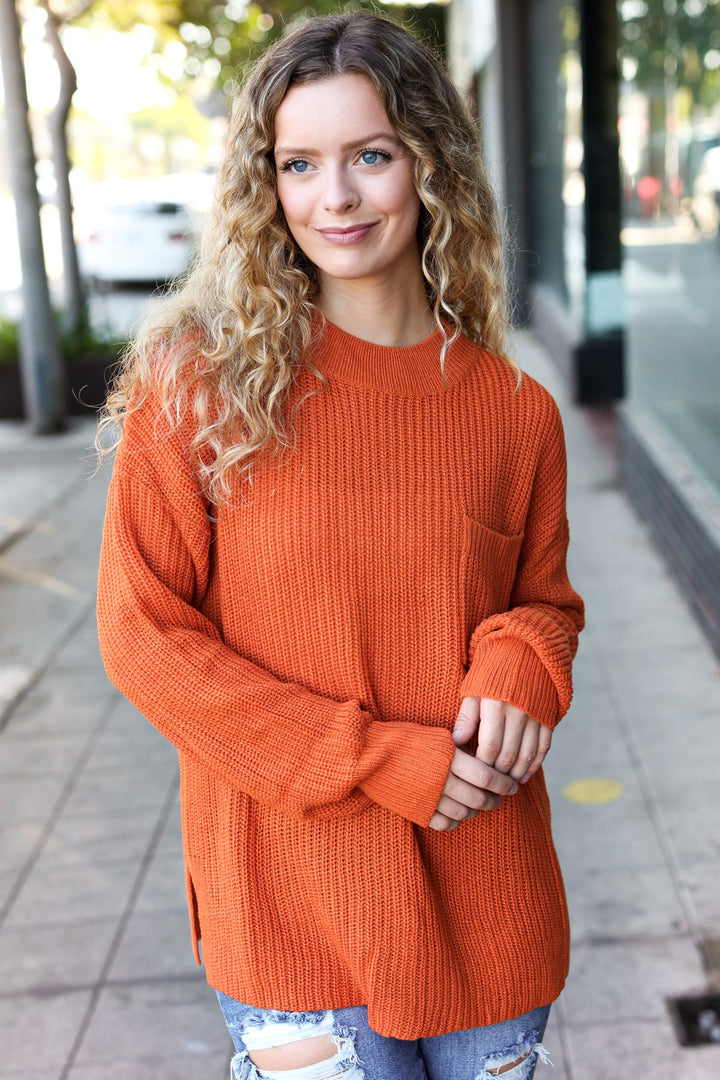 Pumpkin Spice Knit Sweater - Joy & Country