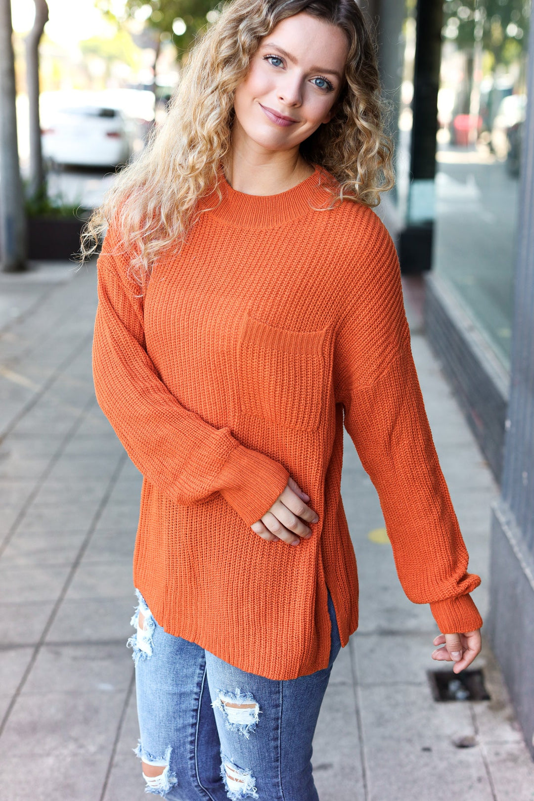 Pumpkin Spice Knit Sweater - Joy & Country