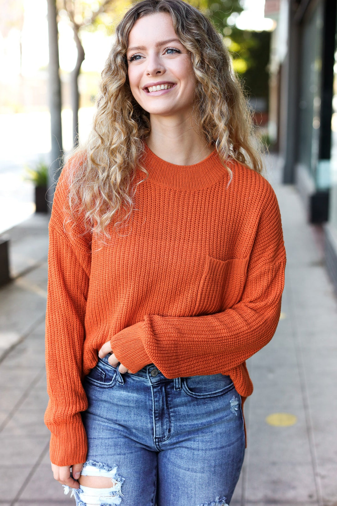 Pumpkin Spice Knit Sweater - Joy & Country