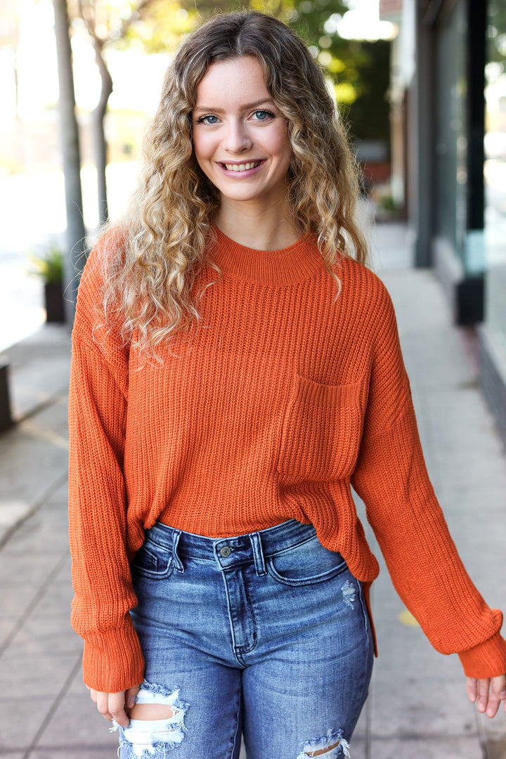 Pumpkin Spice Knit Sweater - Joy & Country