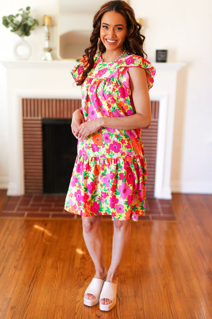 Summer Lovin' Floral Tiered Dress - Joy & Country