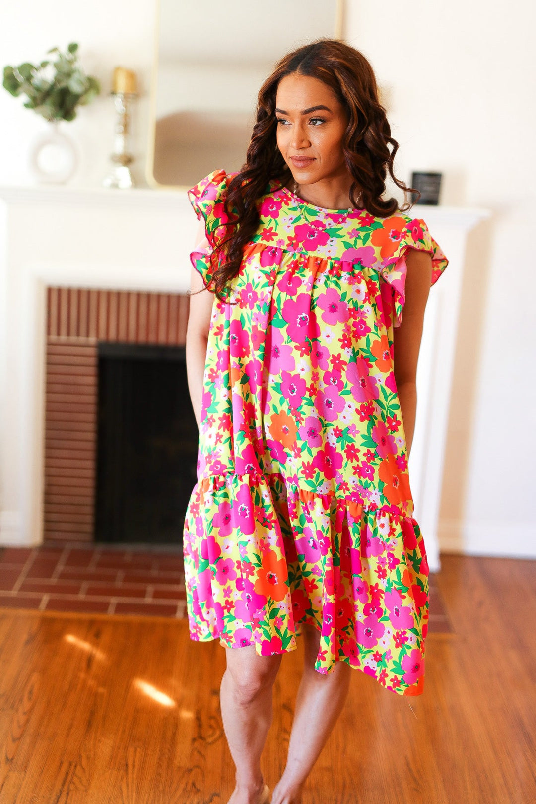 Summer Lovin' Floral Tiered Dress - Joy & Country