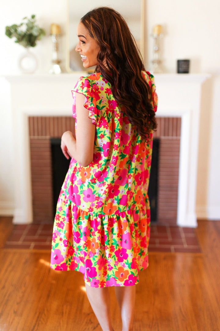 Summer Lovin' Floral Tiered Dress - Joy & Country