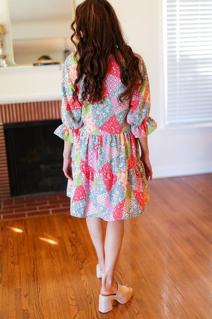 Perfectly You Patchwork Dress