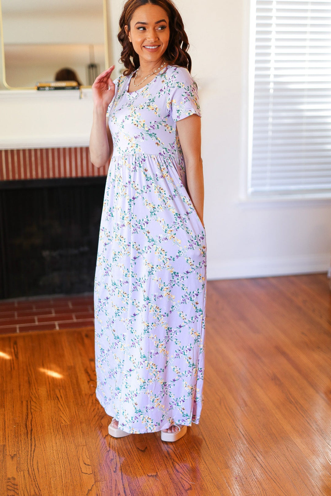 Lilac Fields Maxi Dress