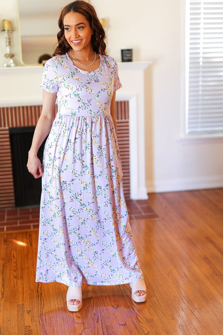 Lilac Fields Maxi Dress