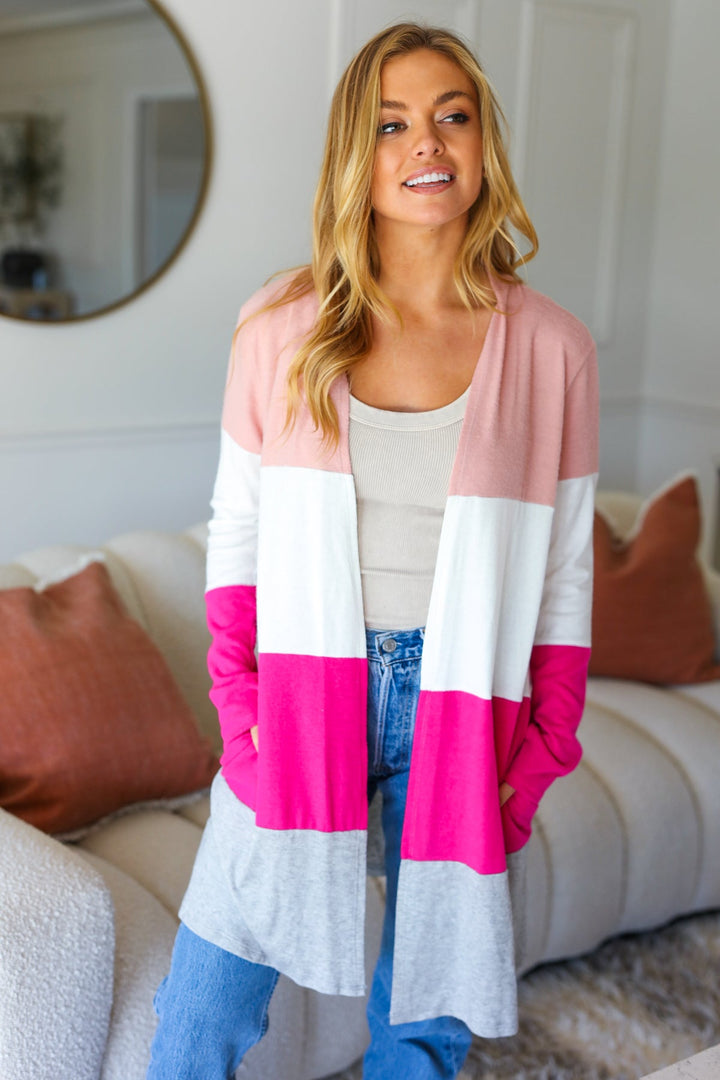 Wide-Eyed Beauty - Cashmere-Feel Cardigan