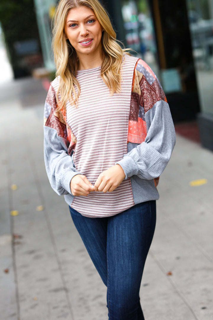 All About Comfort - Soft Paisley Pullover