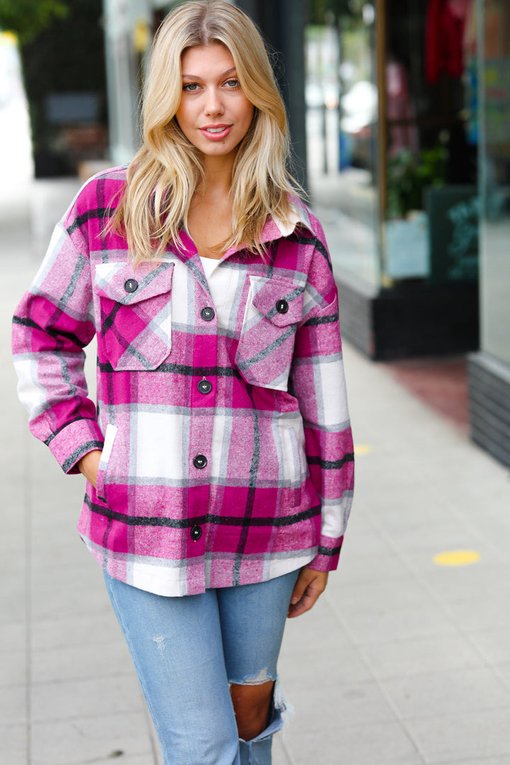 Perfect in Plaid - Flannel Oversized Shacket