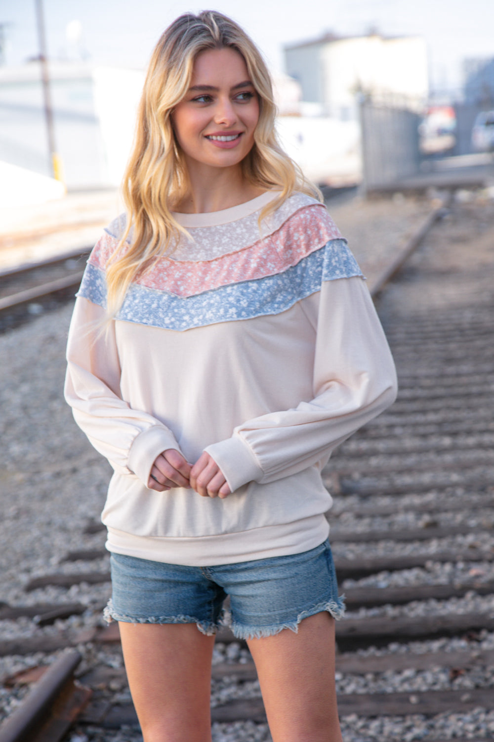 Past The Sky - Thermal Knit Pullover