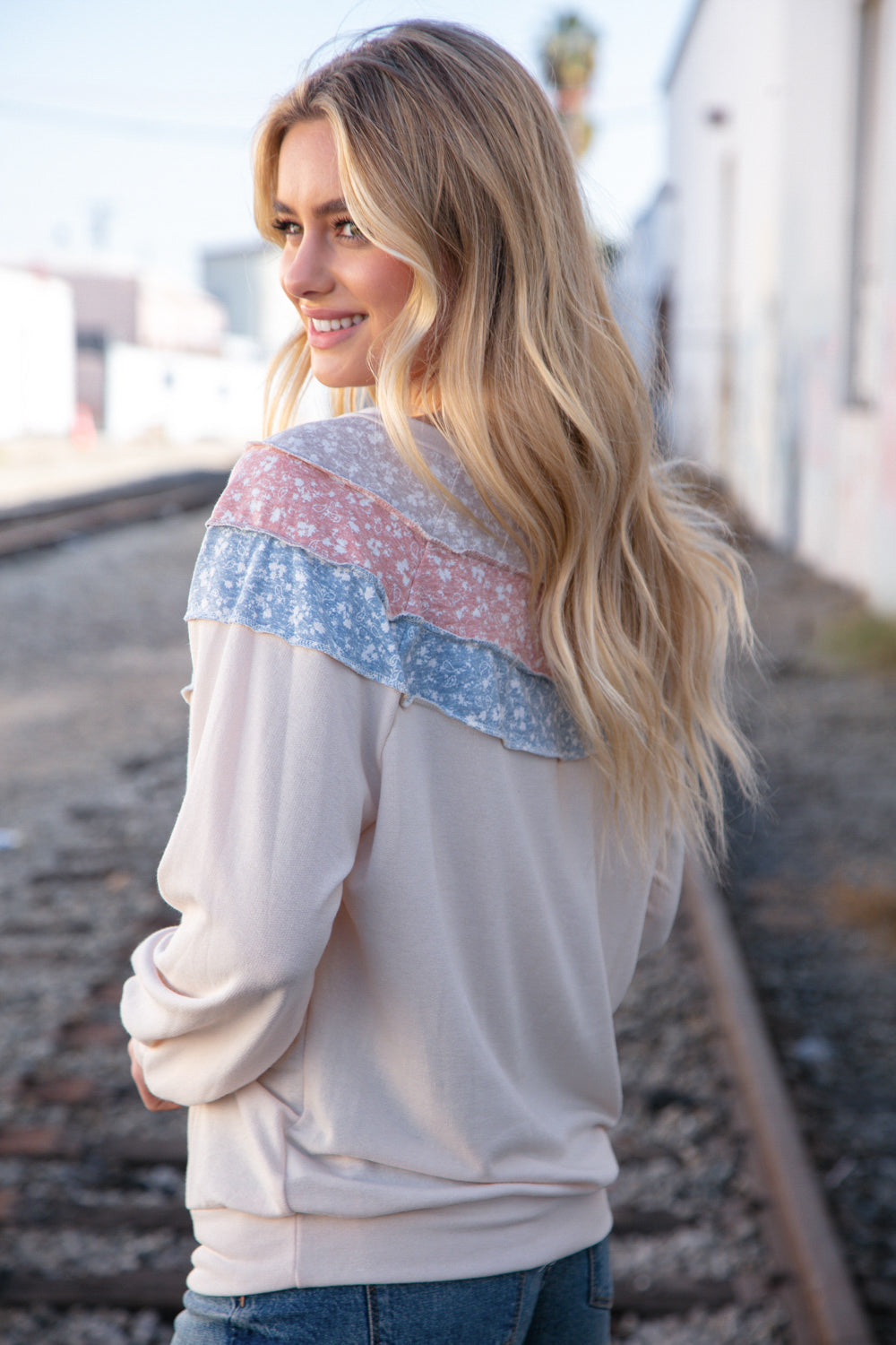 Past The Sky - Thermal Knit Pullover