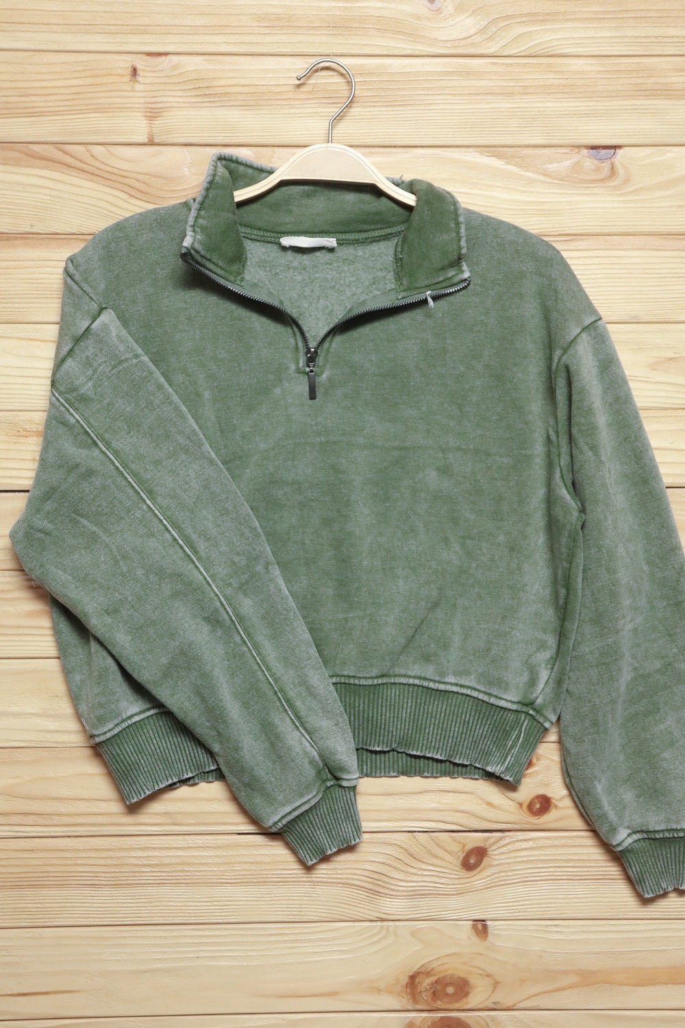 Casual Cozy Pullover Sweater - Olive
