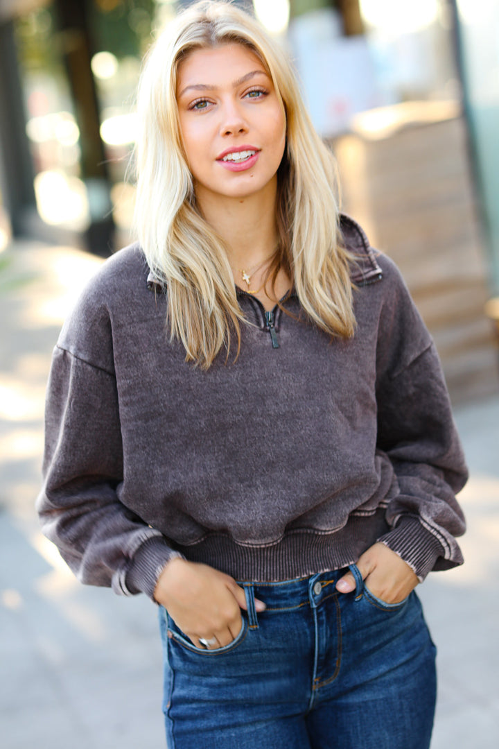 Casual Cozy Pullover Sweater - Mocha