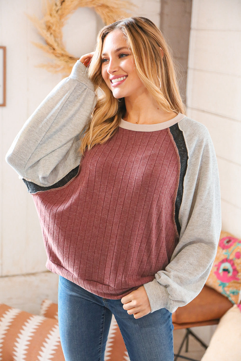 Elevated Lounging - Soft Oversized Top