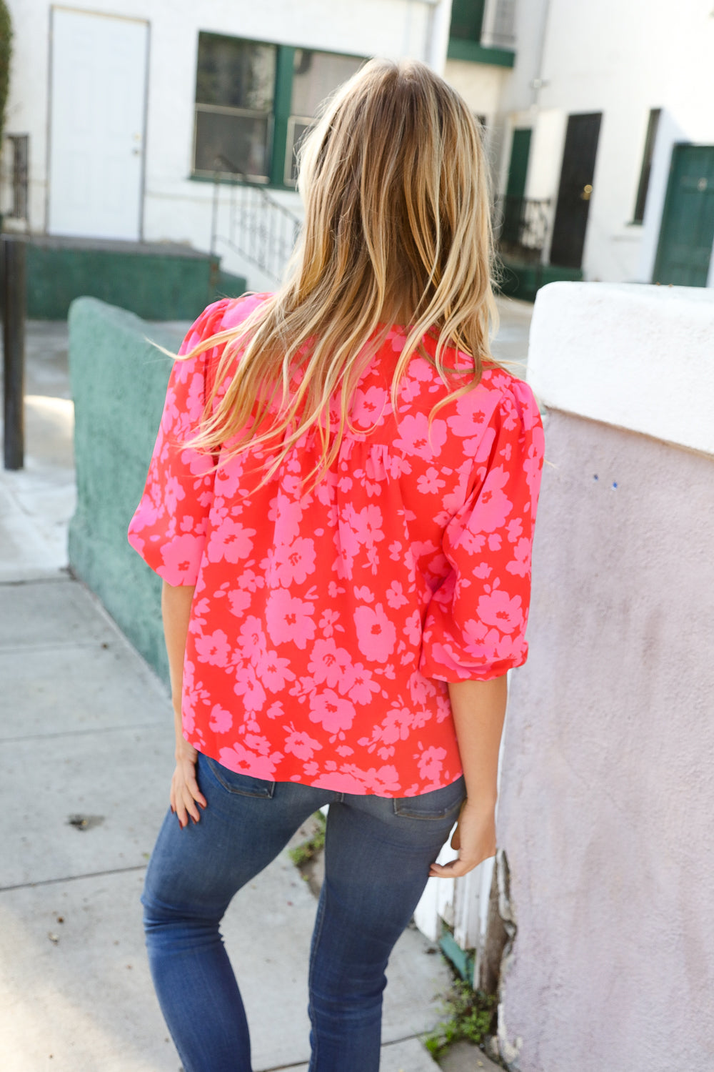 Stand Out Floral Blouse   Shirts & Tops Joy & Country