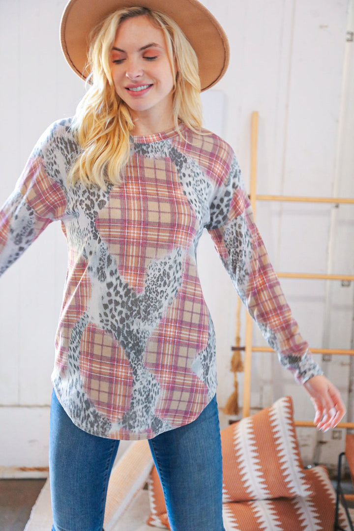 Perky Plaid Pullover   Shirts & Tops Joy & Country