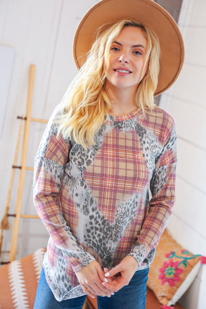 Perky Plaid Pullover   Shirts & Tops Joy & Country