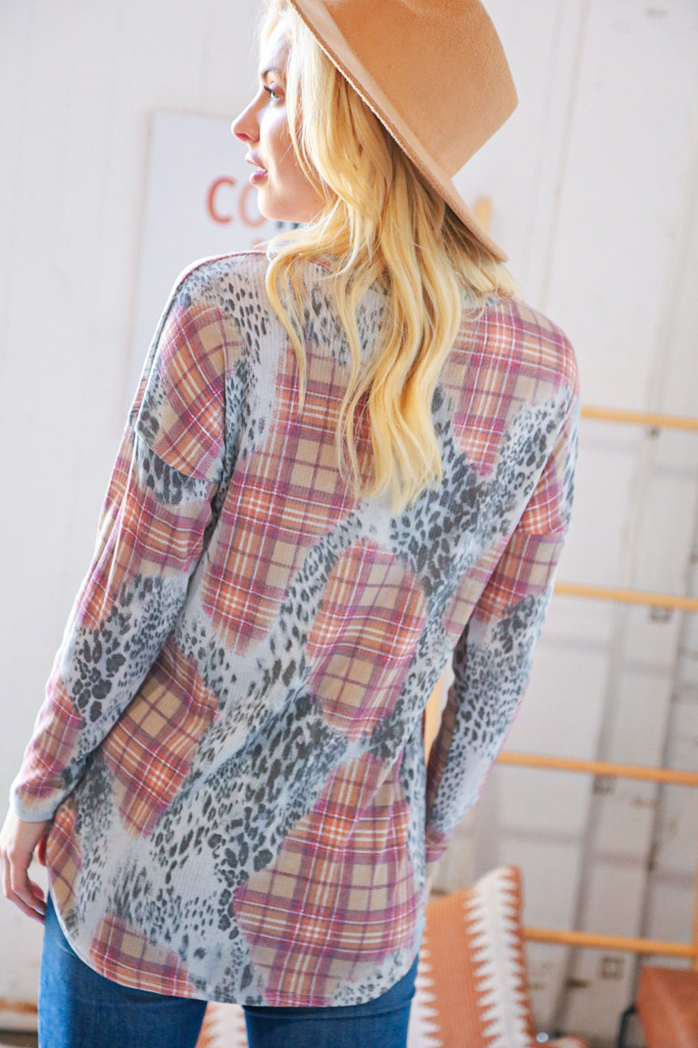 Perky Plaid Pullover   Shirts & Tops Joy & Country