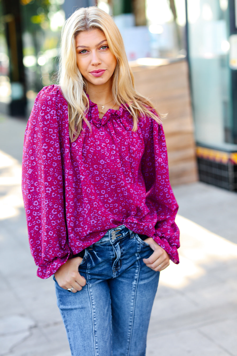 If You Dare Floral Top