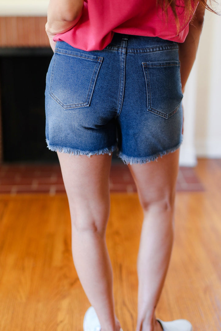 American Flag High-Rise Shorts - Joy & Country