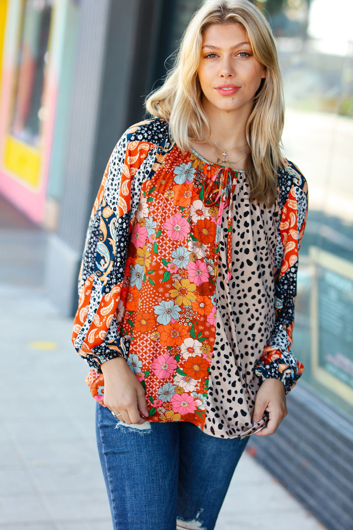 Living Out Loud - Patchwork Top
