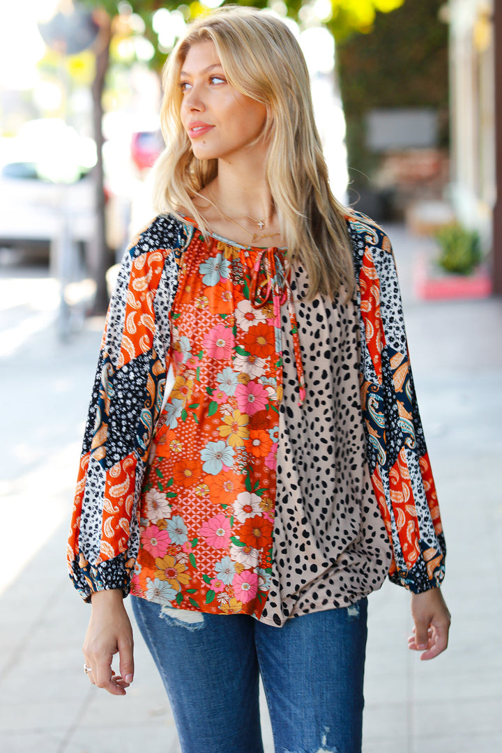 Living Out Loud - Patchwork Top