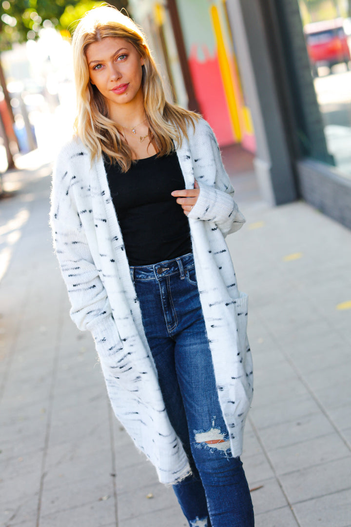 Falling In Love - Soft Brushed Sweater Cardigan
