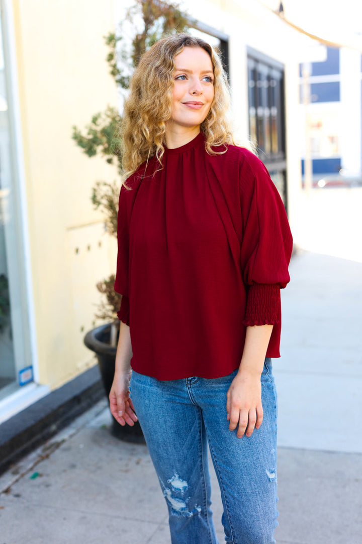 Rich Classics Blouse - Wine   Shirts & Tops Joy & Country
