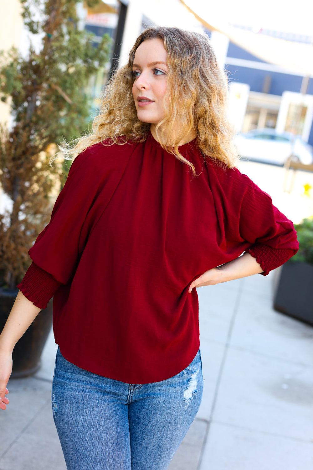Rich Classics Blouse - Wine   Shirts & Tops Joy & Country