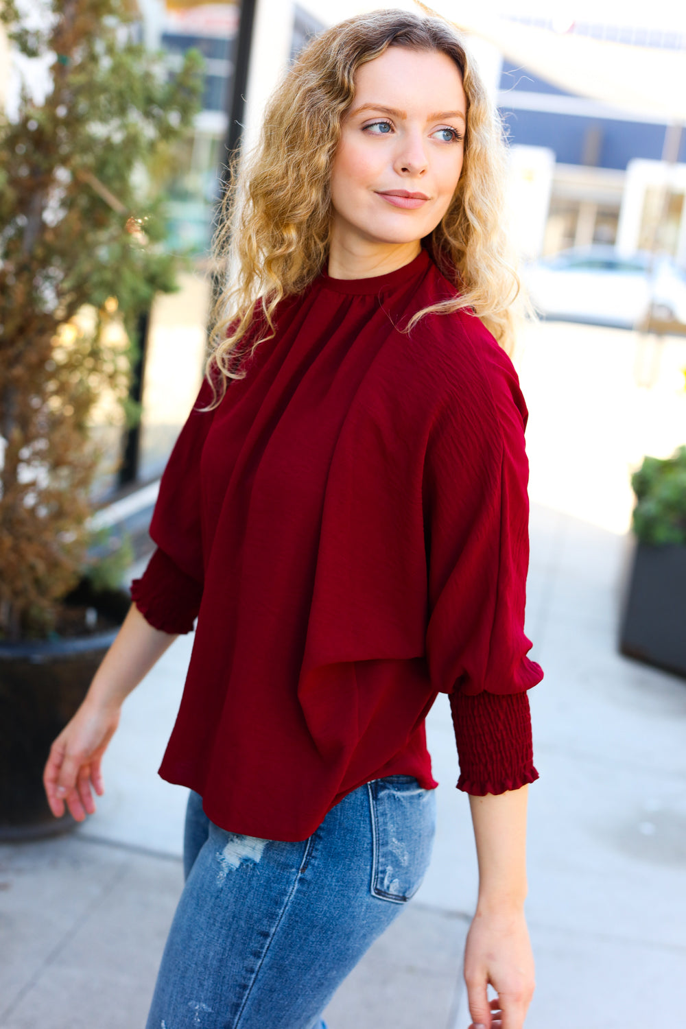 Rich Classics Blouse - Wine   Shirts & Tops Joy & Country