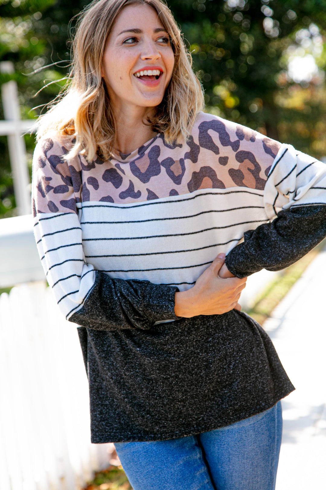 Too Cool Two-Toned Top