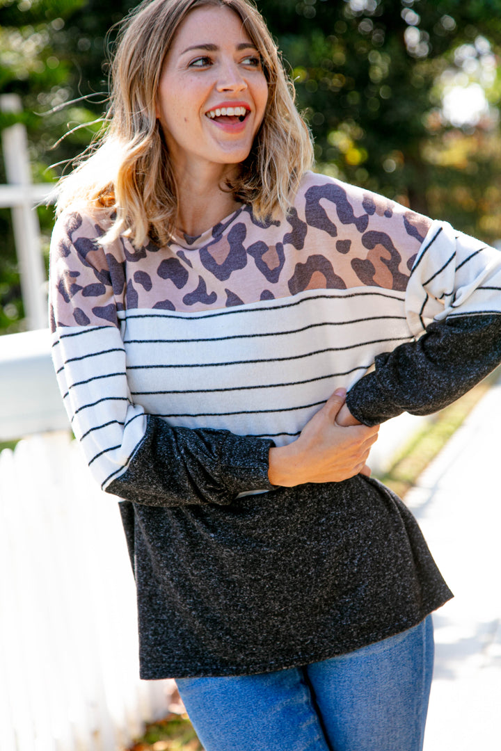 Too Cool Two-Toned Top