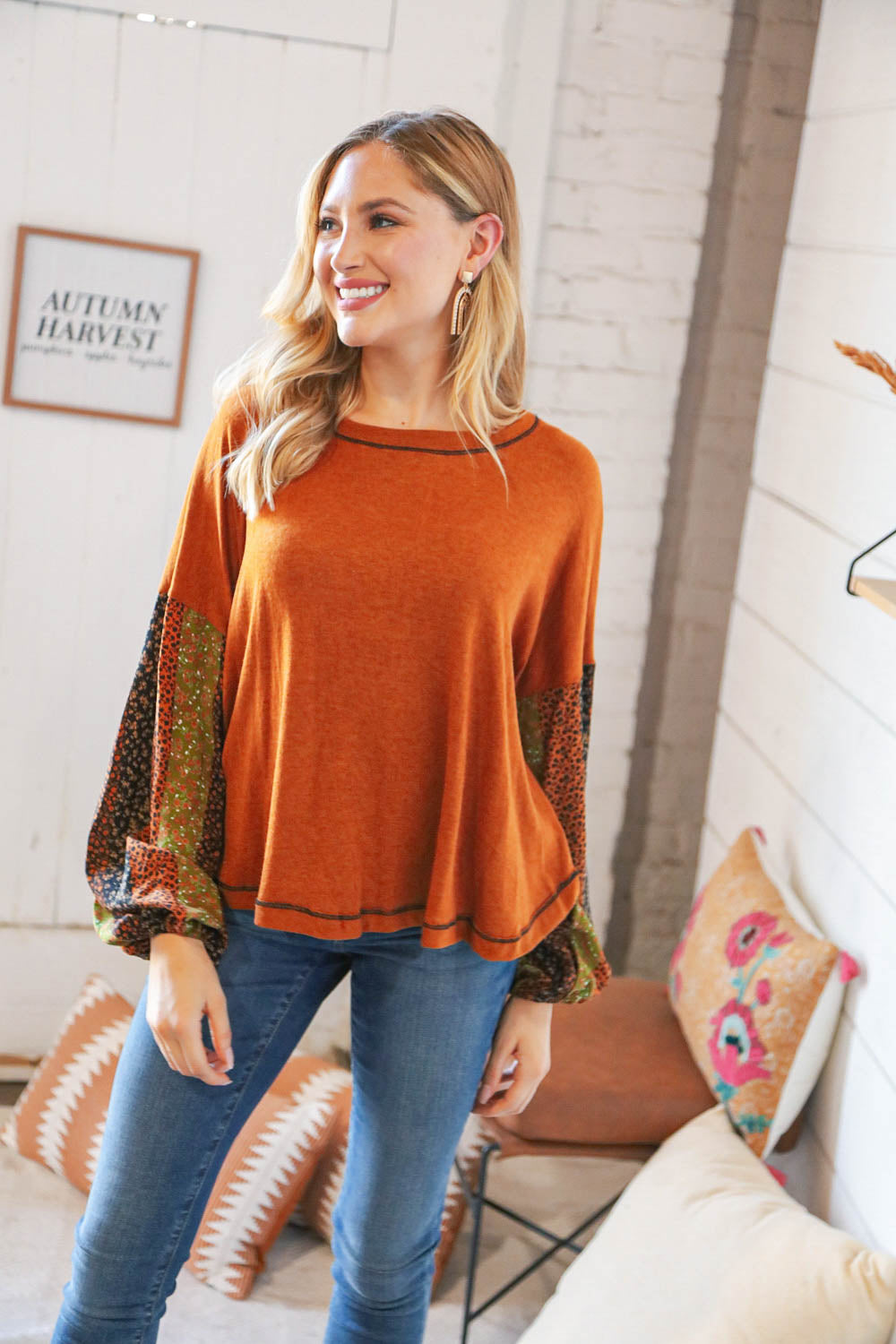 Blessings Abound - Soft Sweater Top