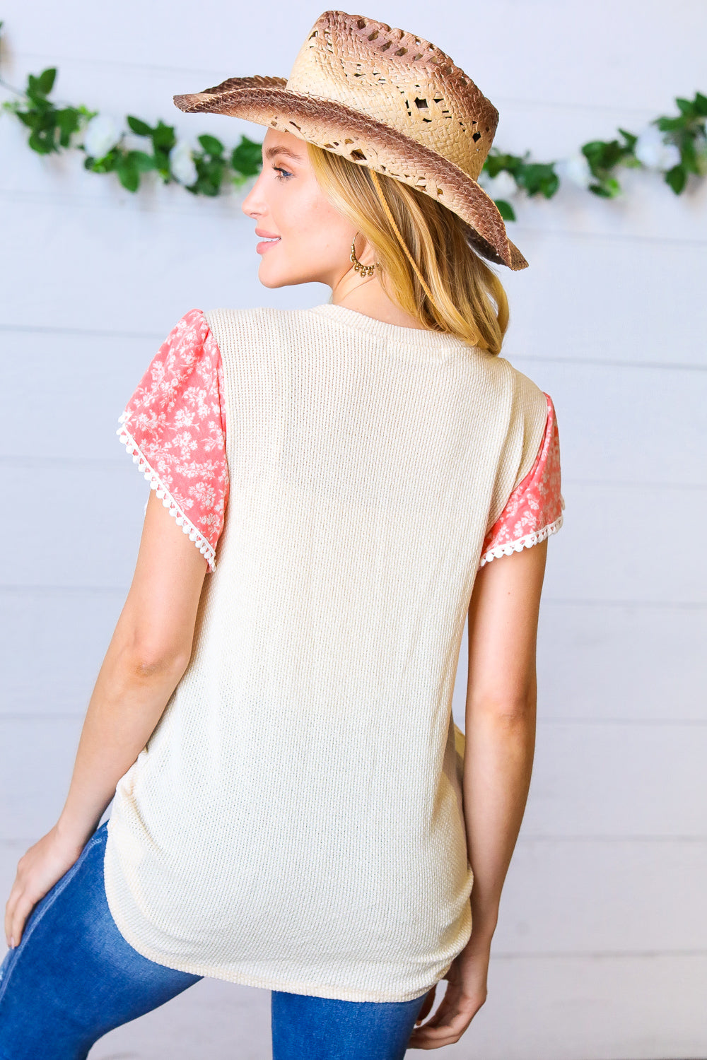 Cherish The Days Top - Coral   Short-Sleeve Tops Joy & Country