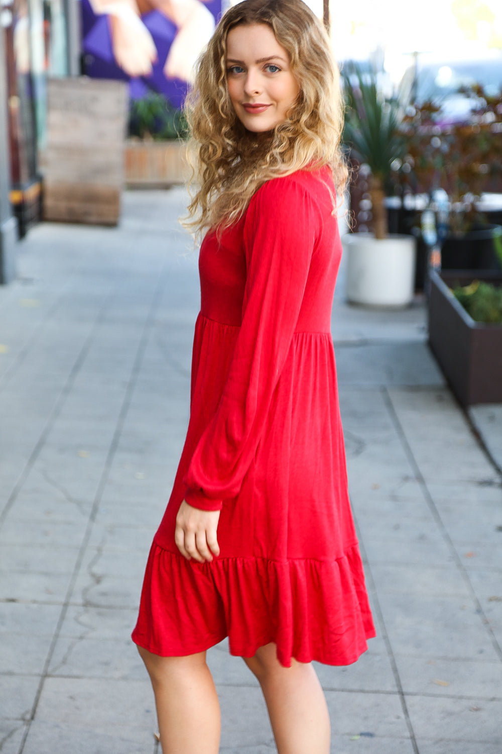 Lovely In Red - Fit & Flare Dress