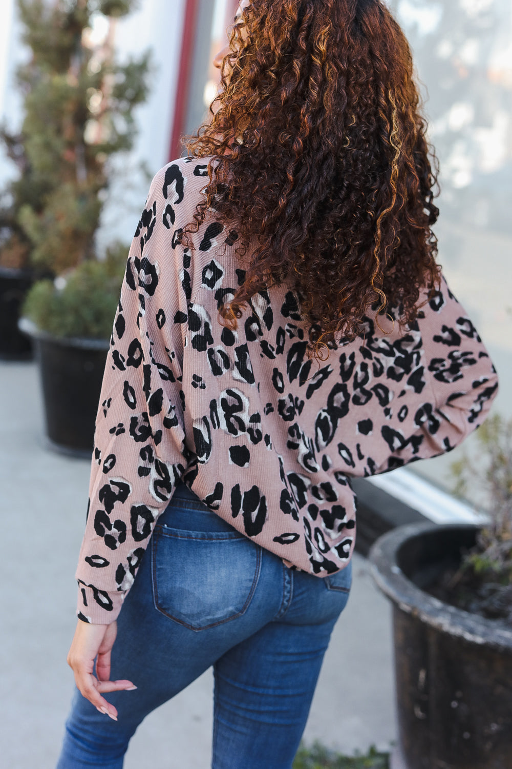 Bold Beauty - Animal-Print Dolman Pullover - Joy & Country