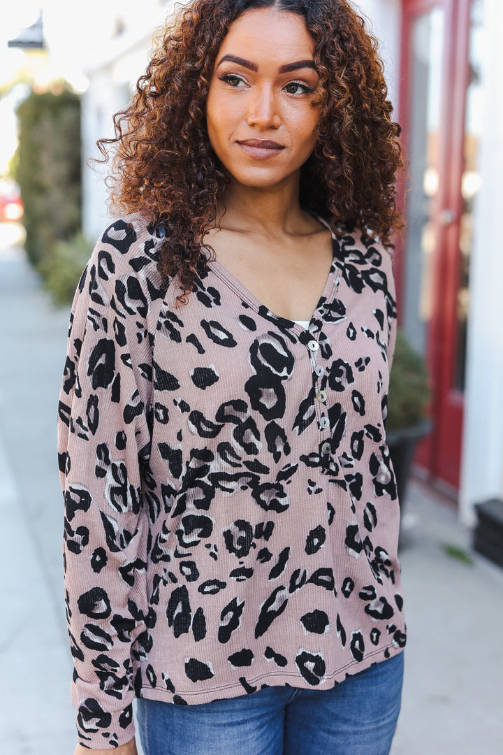Bold Beauty - Animal-Print Dolman Pullover - Joy & Country