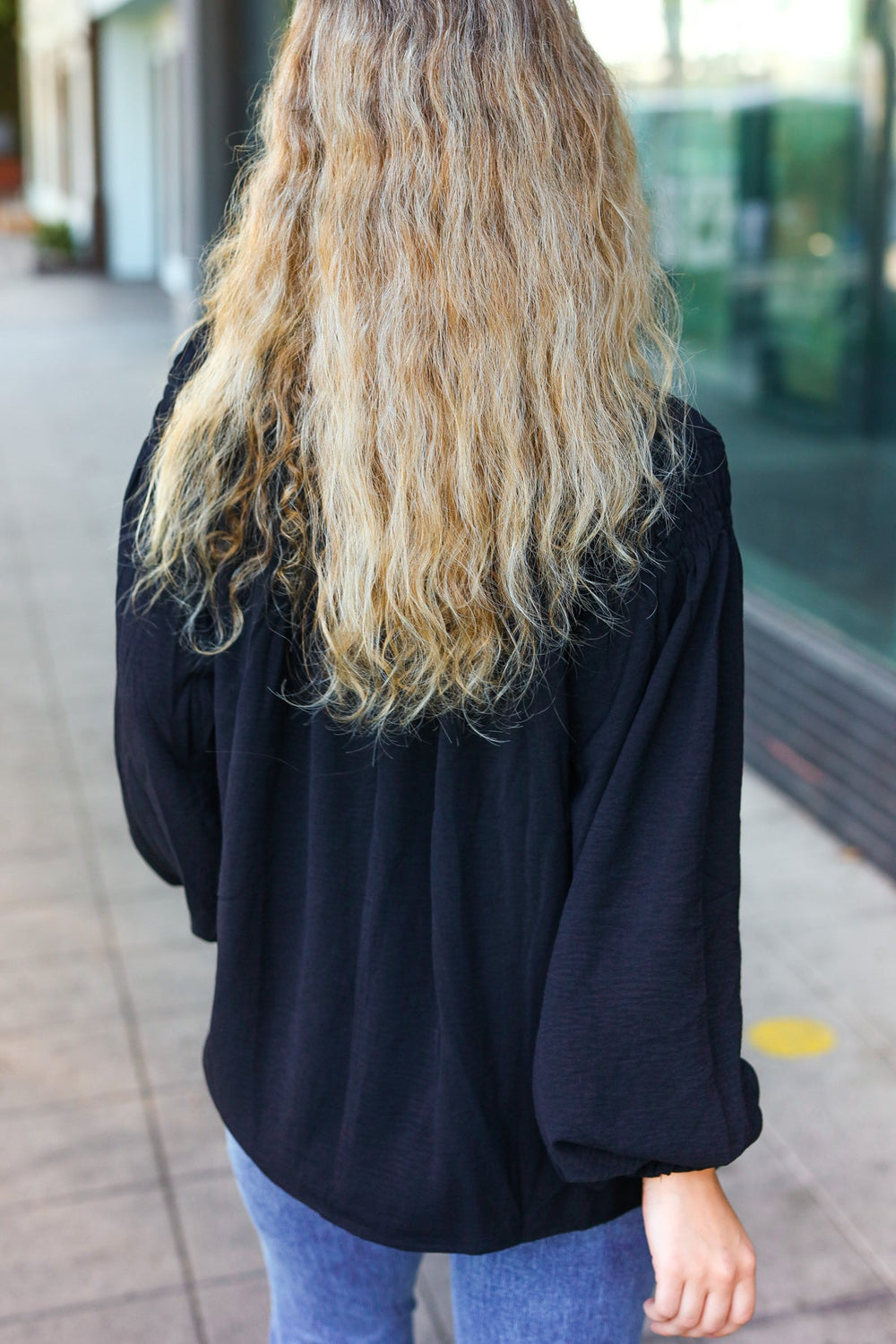 Boho Chic Top - Black - Joy & Country