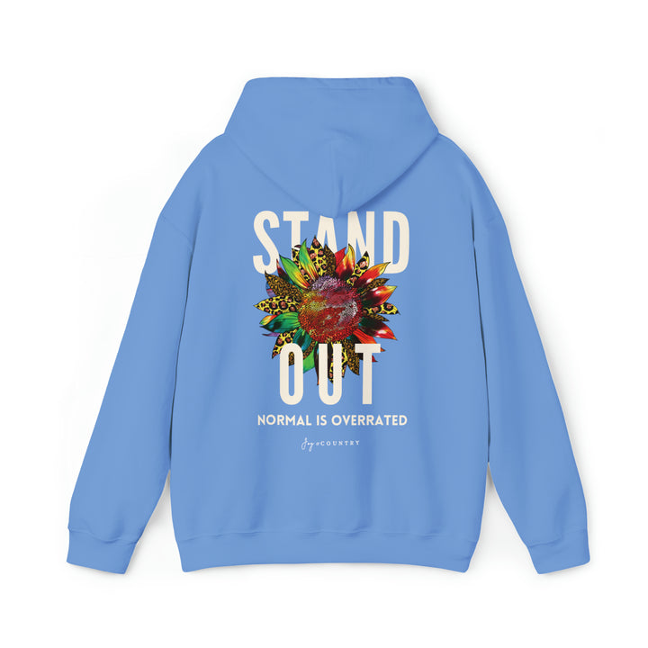Stand Out; Normal Is Overrated - Back Print - Unisex Hoodie Sweatshirt