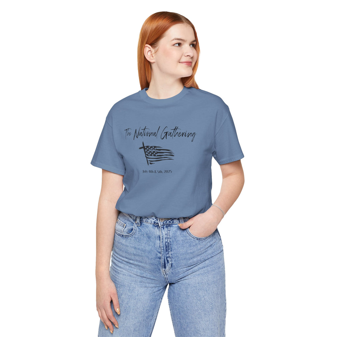 The National Gathering July 2025 - Unisex Crew-Neck Tee - Joy & Country