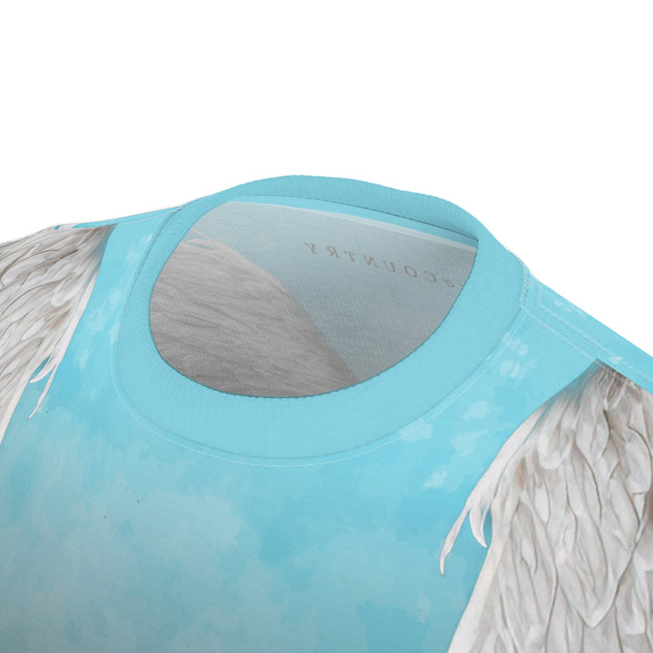 Under His Wings You Will Find Refuge Psalm 91 (Black) - Unisex Premium Crew-Neck Tee - JC Exclusive   T-Shirt Joy & Country