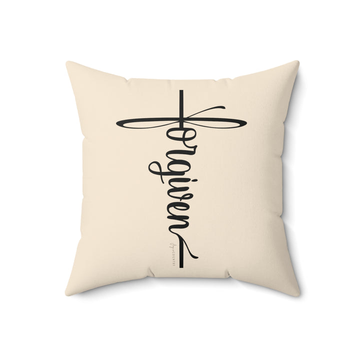 God's Got This - Forgiven Cross - 18x18 2-Sided Pillow (2 Pillows in 1)