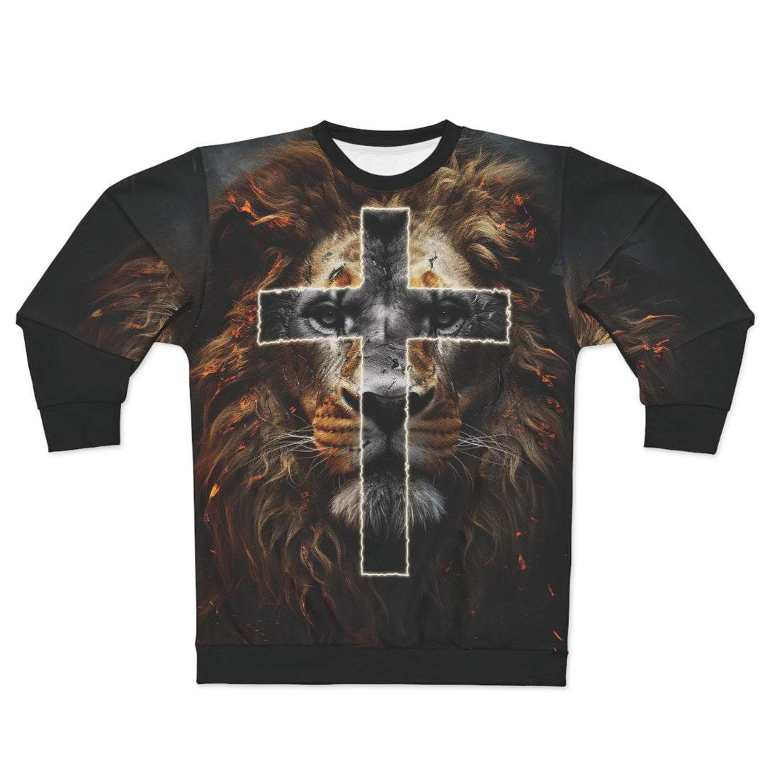 The Lion of Judah Shall Break Every Chain - Premium Unisex Crew-Neck Sweatshirt - JC Exclusive   Sweatshirt Joy & Country