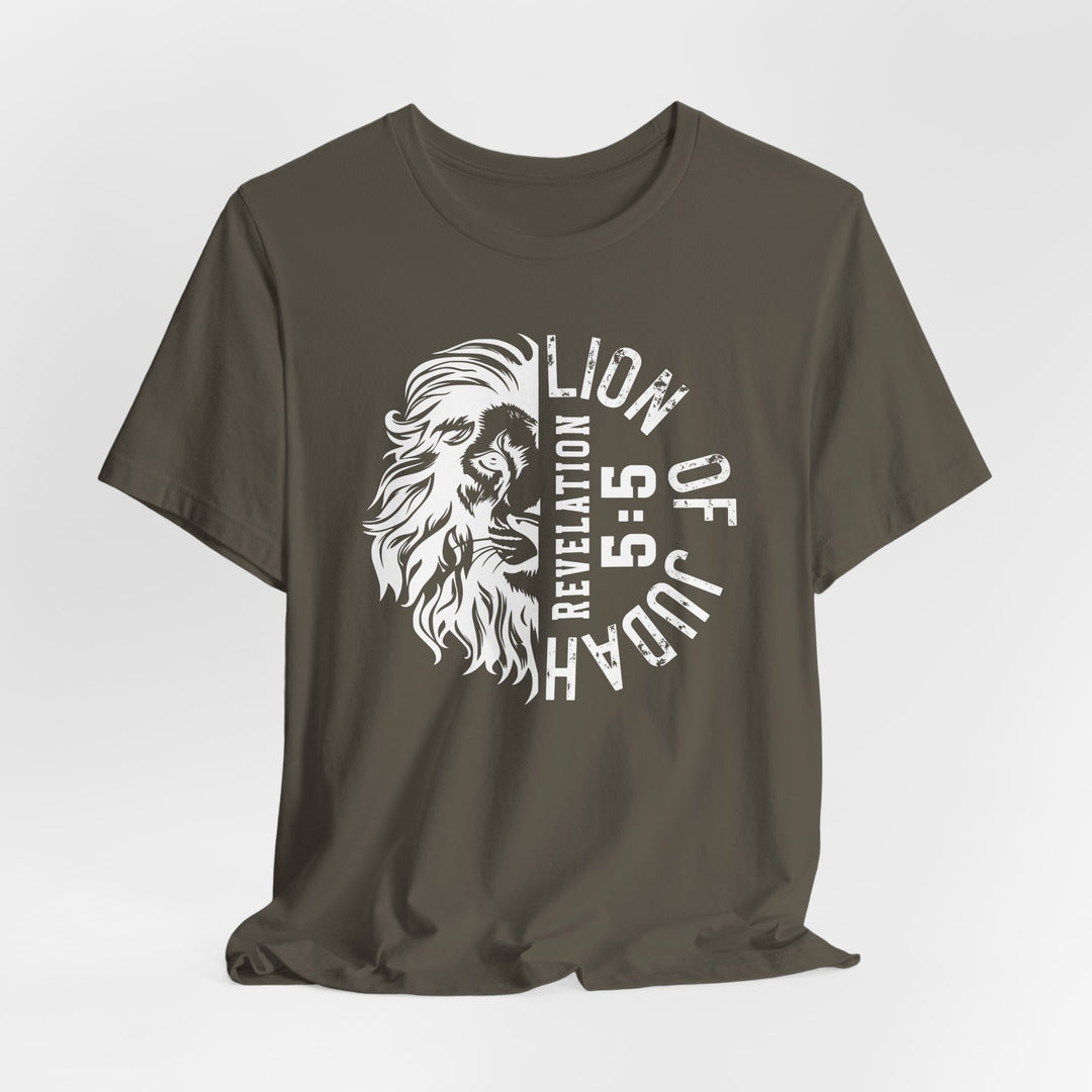 Lion Of Judah Revelation 5:5 - Unisex Crew-Neck Tee - Joy & Country