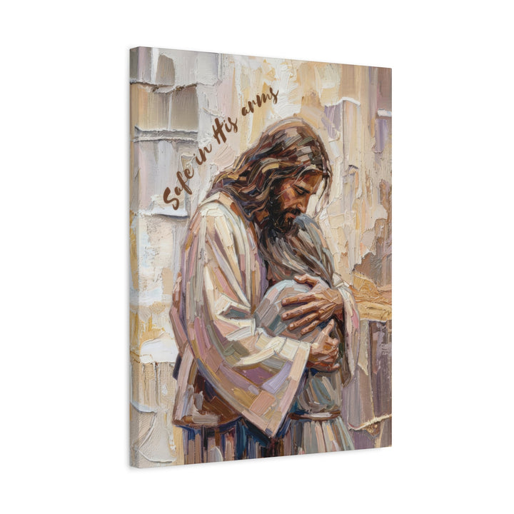 Safe in His Arms - Stretched, 1.25" Canvas   Canvas Joy & Country