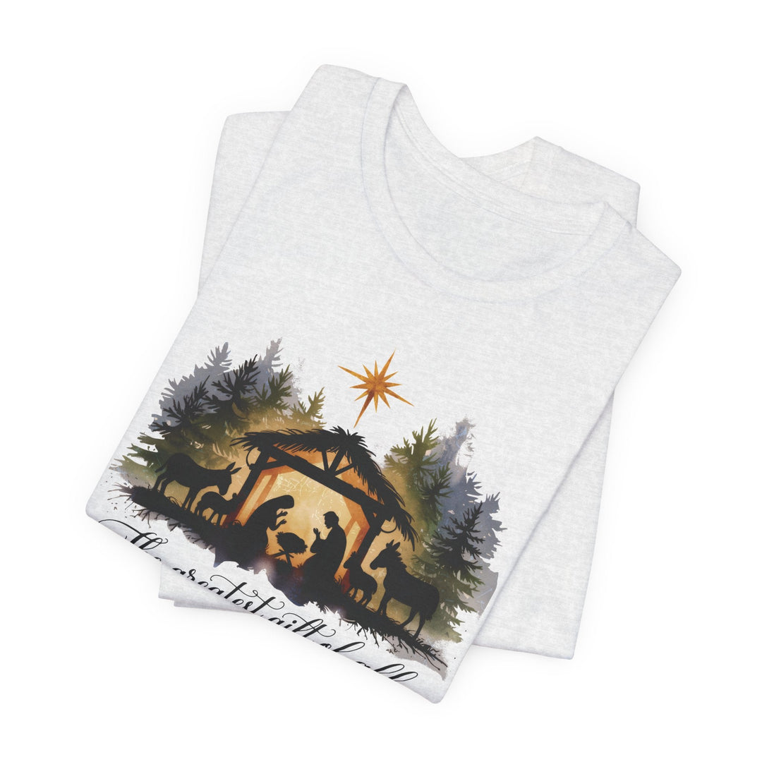 The Greatest Gift of All Matthew 1:21 - Unisex Crew-Neck Tee   T-Shirt Joy & Country