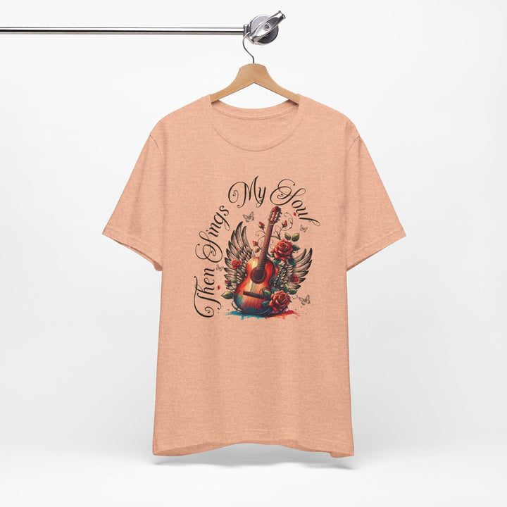 Then Sings My Soul With Guitar And Angel Wings - Unisex Crew-Neck Tee - Joy & Country